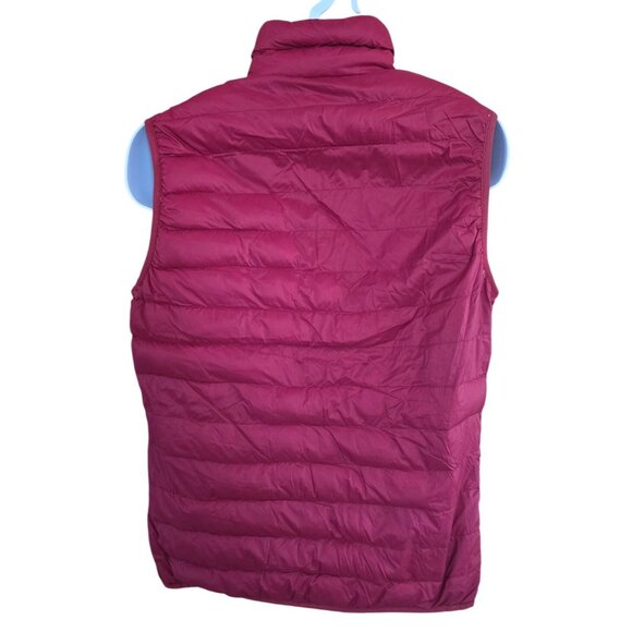 Abercrombie & Fitch Mens Red Puffer Vest winter warm ski boho see description - Picture 4 of 7